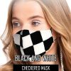 Black and white Checkered Mask