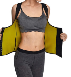 Heat Trapping Polyester Fabric Compression Body Sauna Sweat Shaper For Fat Burning