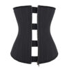 25 Steel Bone Waist Trainer Stomach Slimming Belt Modeling Straps Corset Latex Tummy Wrap Body Shaper Belly (Pack Of 3)
