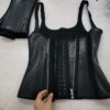 Waist Trainer for Women Zipper Body Shaper Cincher Sports Girdle Corset Sauna Sweat Vest Slimming Underwear Tank Top With Straps (Pack Of 3) - Image 2