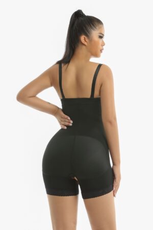 Zipper Full Body Shaper Bodysuit Reductive Girdle Butt Lifter Waist Trainer Slimming Shapewear Post Liposuction Thigh Trimmer