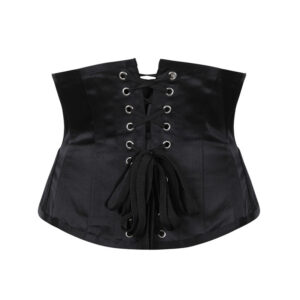 Fashion 2021 Black Whiter Lace Up Women Femme Sexy Fashion Mujer Bustier 16 Steel Bone 24cm Corset Top Women