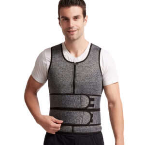 Men Slimming Body Shaper Waist Trainer Sauna Sweat Vest Workout Corsets Compression Shirt Fitness Belt Weight Loss Fat Burner