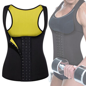 Heat Trapping Polyester Fabric Compression Body Sauna Sweat Shaper For Fat Burning