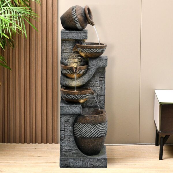 42.5inches Garden Water Fountain for Home Garden Decor - Image 12
