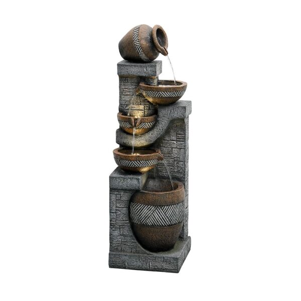 42.5inches Garden Water Fountain for Home Garden Decor - Image 4