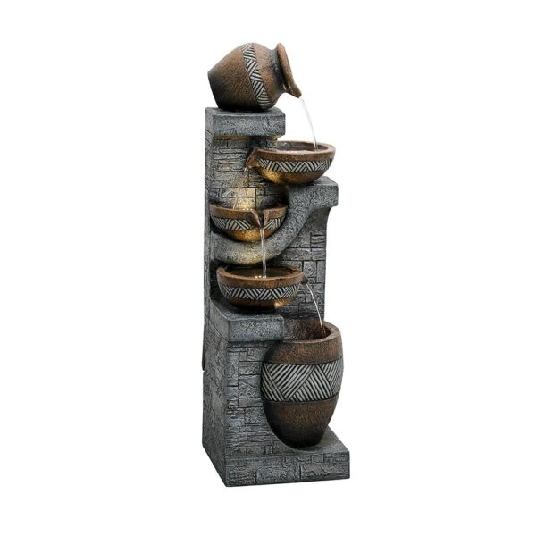 42.5inches Garden Water Fountain for Home Garden Decor - Image 5