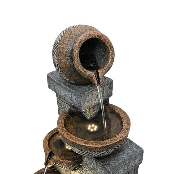 42.5inches Garden Water Fountain for Home Garden Decor - Image 6