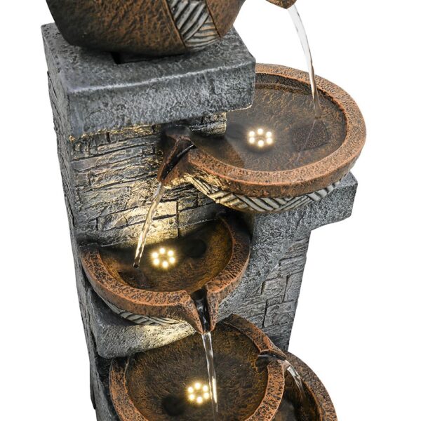 42.5inches Garden Water Fountain for Home Garden Decor - Image 7