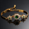 European & American Crystal Diamond Chain Roman Zircon Bridal Bracelet