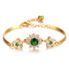 European & American Crystal Diamond Chain Roman Zircon Bridal Bracelet - Image 4