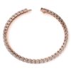 6ctw Created Moissanite Tennis Bracelet - 3mm Stones - 14K Gold Overlay in White, Yellow or Rose Gold - Image 12