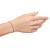 6ctw Created Moissanite Tennis Bracelet - 3mm Stones - 14K Gold Overlay in White, Yellow or Rose Gold - Image 15