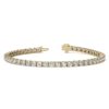 6ctw Created Moissanite Tennis Bracelet - 3mm Stones - 14K Gold Overlay in White, Yellow or Rose Gold - Image 6