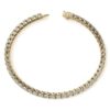 6ctw Created Moissanite Tennis Bracelet - 3mm Stones - 14K Gold Overlay in White, Yellow or Rose Gold - Image 8