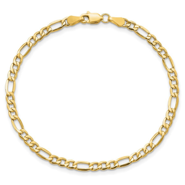 10k 3.5mm Semi-Solid Figaro Chain - Image 4